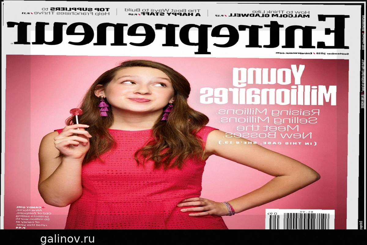 Алина Морс: Обложка Entrepreneur в 13 лет, процветающий бренд Zolli в 21 год